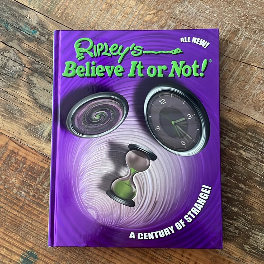 Ripley's Believe It Or Not! A Century Of Strange! Hardcover book